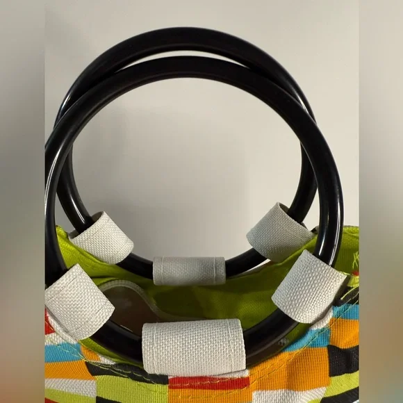 Colorful Beach Bag Poolside Bag - Picture 4 of 11